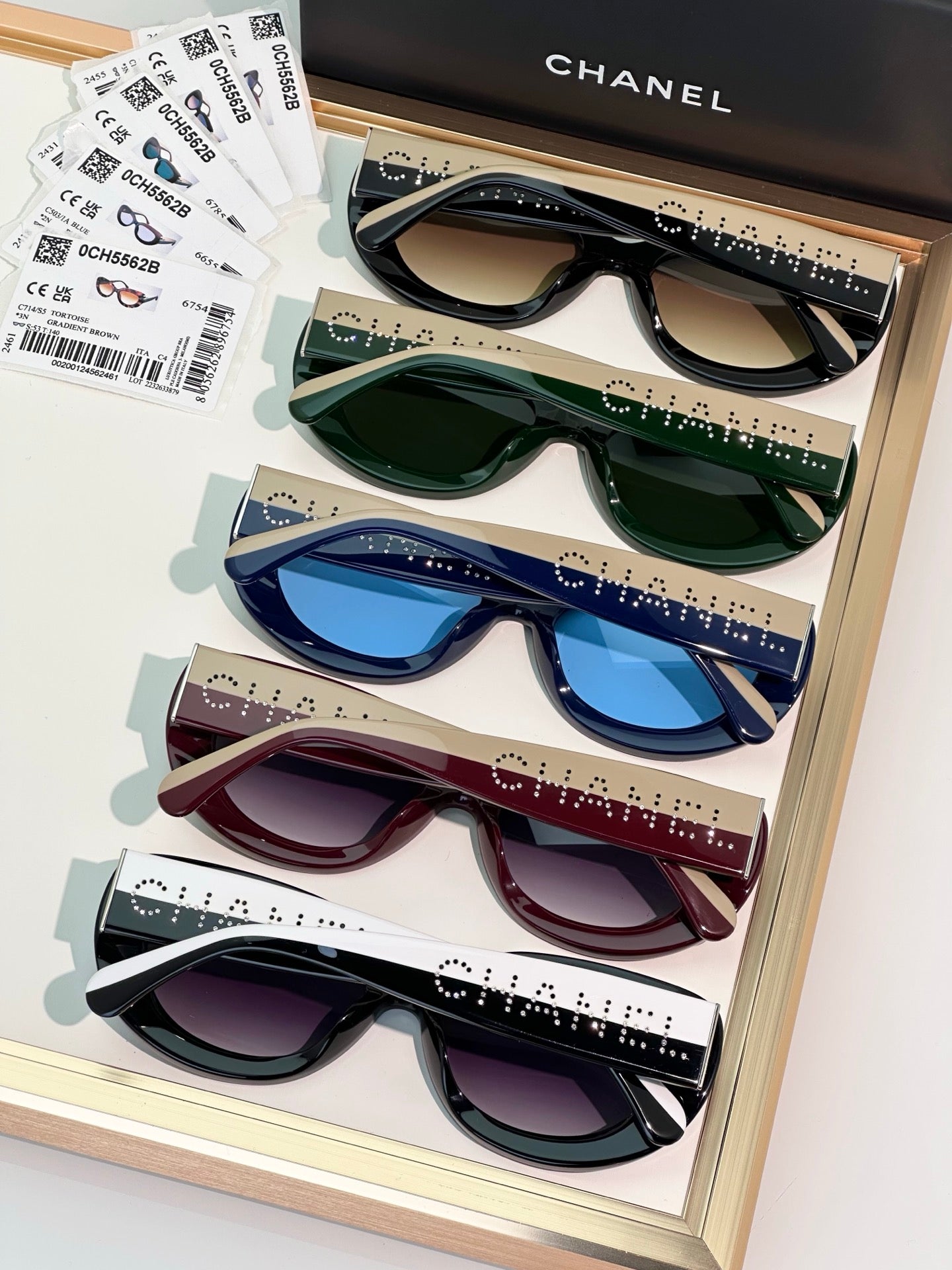 Chanel Oval Sunglasses