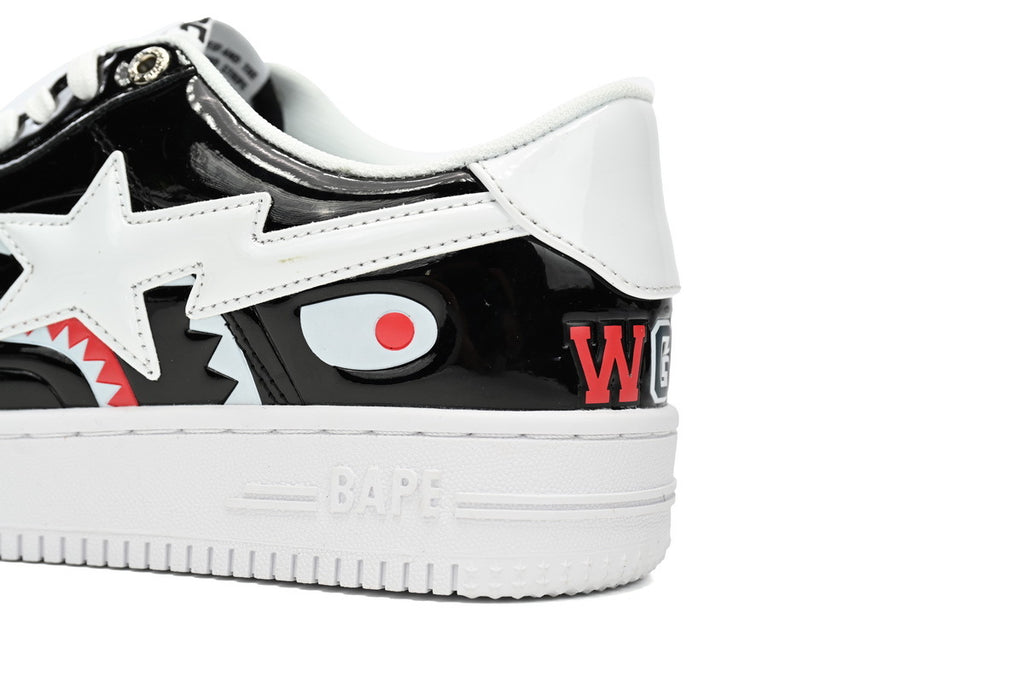Bape Sta low Black/White Shark