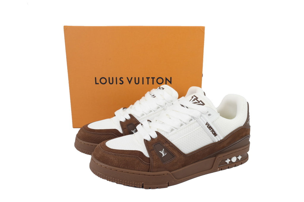Louis Vuitton LV Trainer "Mocha Brown / White