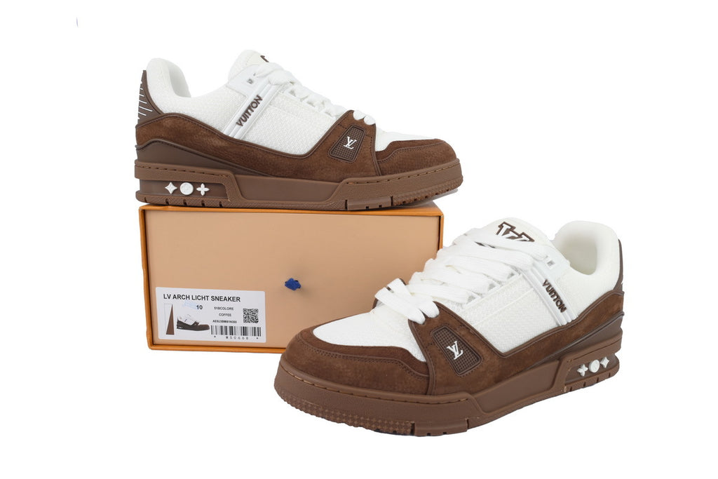 Louis Vuitton LV Trainer "Mocha Brown / White