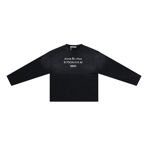 Acne Studios "Stockholm 1996" Distressed Long Sleeve Tee