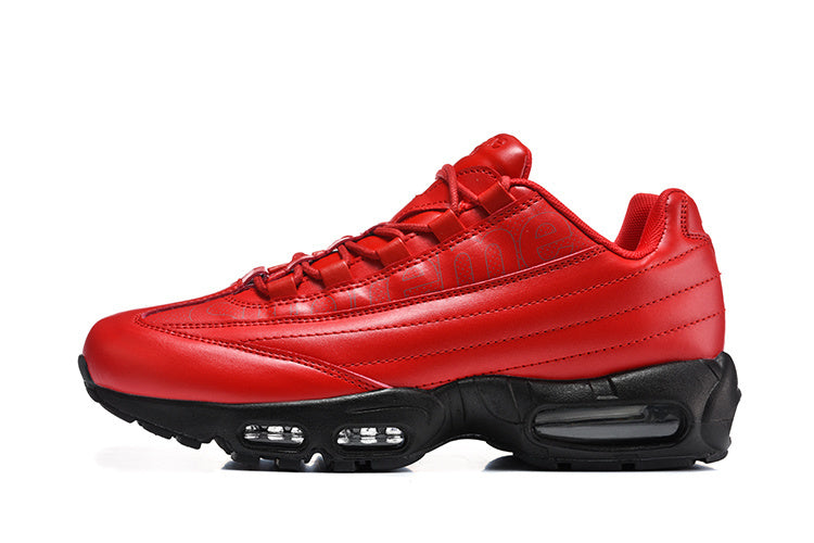 NIKE
x Supreme Air Max is 95 Lux "Red" sneakers