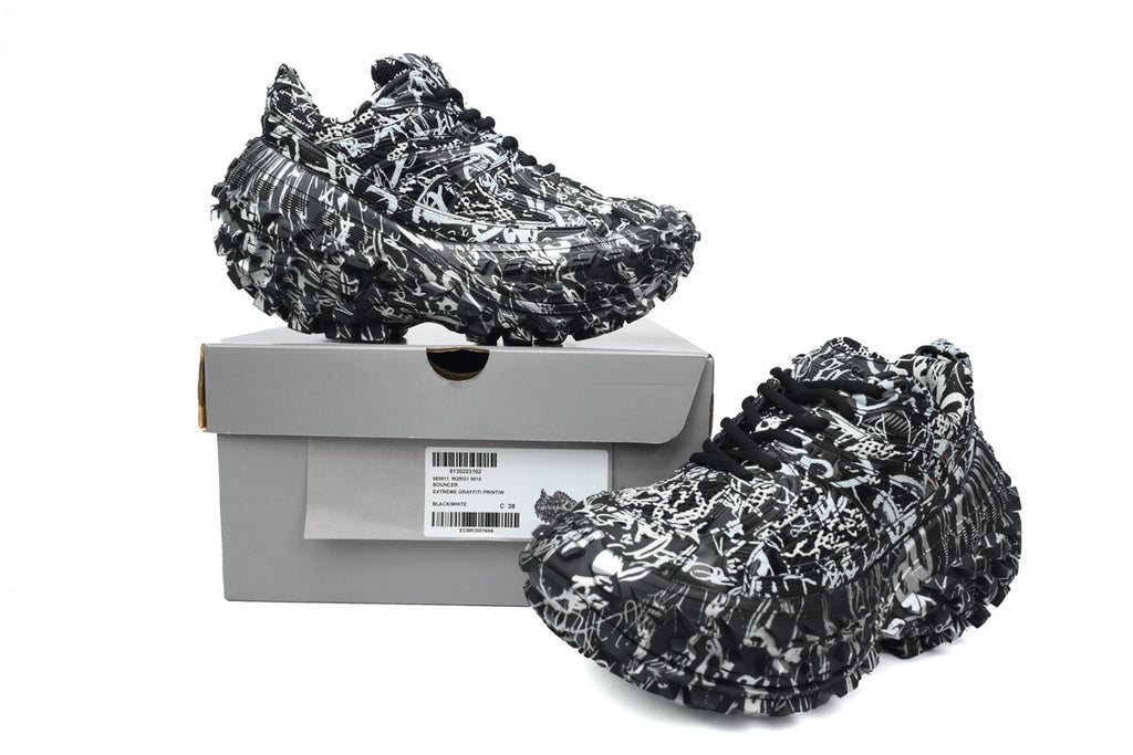 Balenciaga Defender Extreme Graffiti Print Sneaker