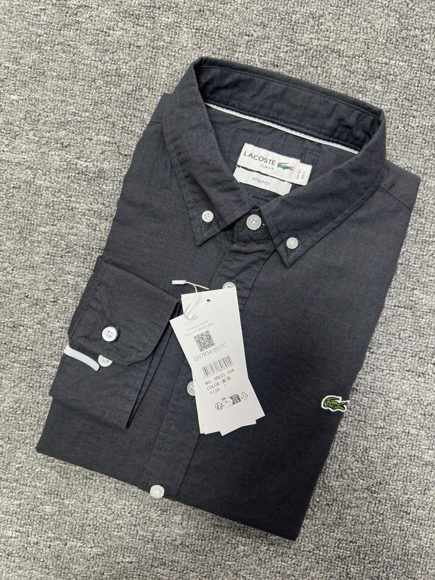 Lacoste Classic Fit Oxford Button-Down Shirt - Long Sleeve