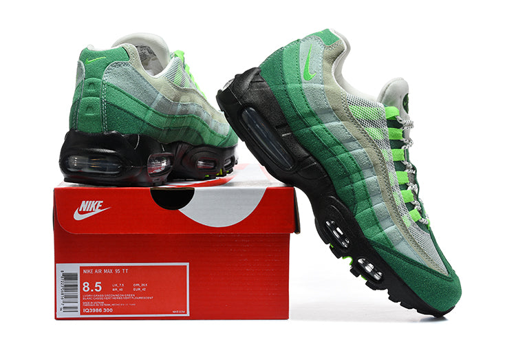 This is a Nike Air Max 95 TT in a green gradient colorway