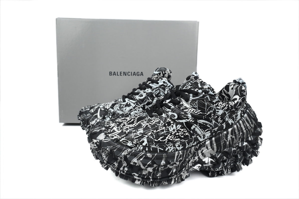Balenciaga Defender Extreme Graffiti Print Sneaker