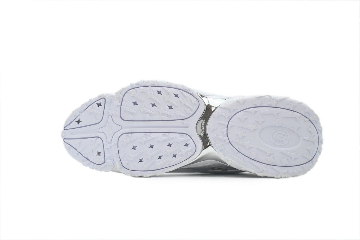 Nike Hot Step 2 x Drake NOCTA White/Chrome" Chromfersen + Schaft, komplett weißes Obermaterial