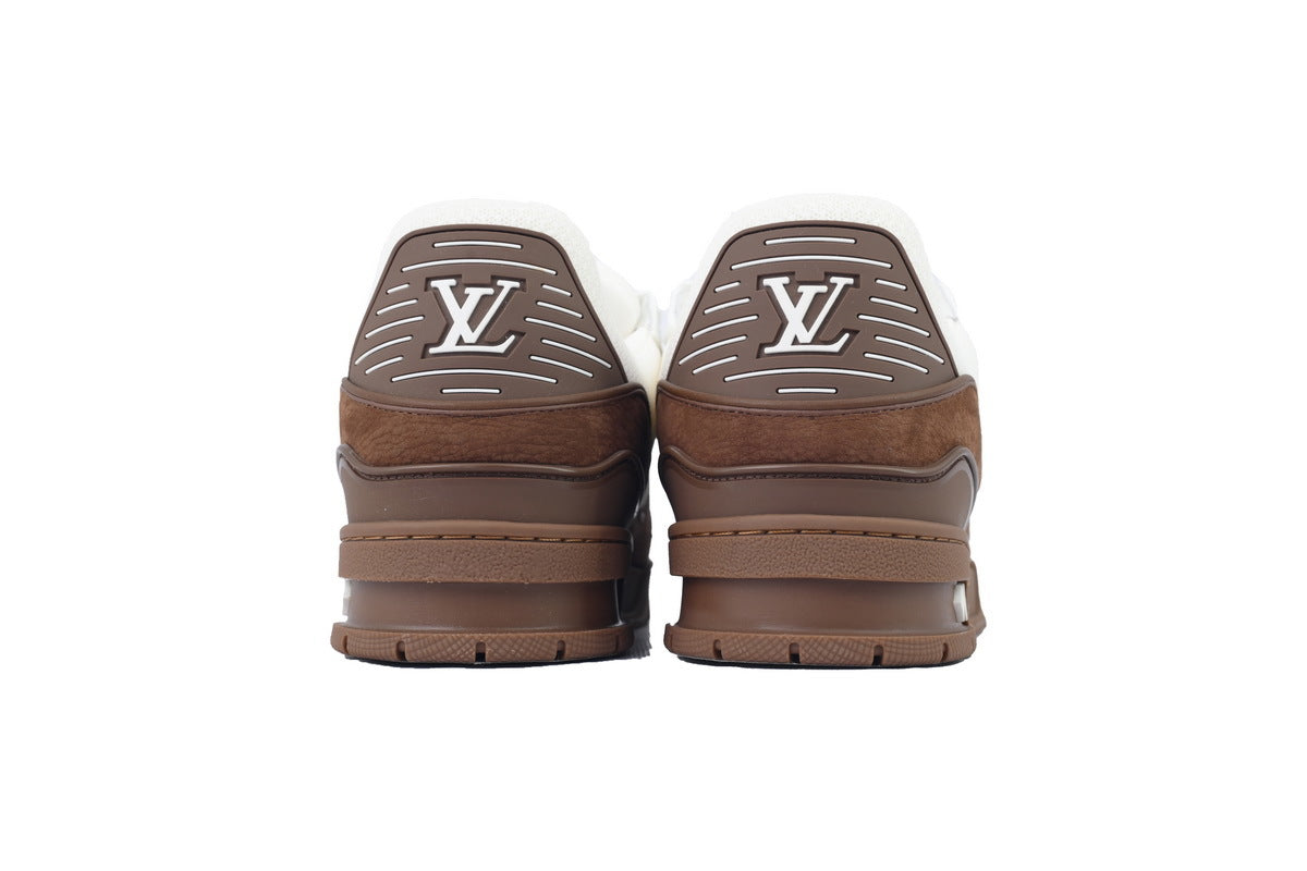 Louis Vuitton LV Trainer "Mocha Brown / White