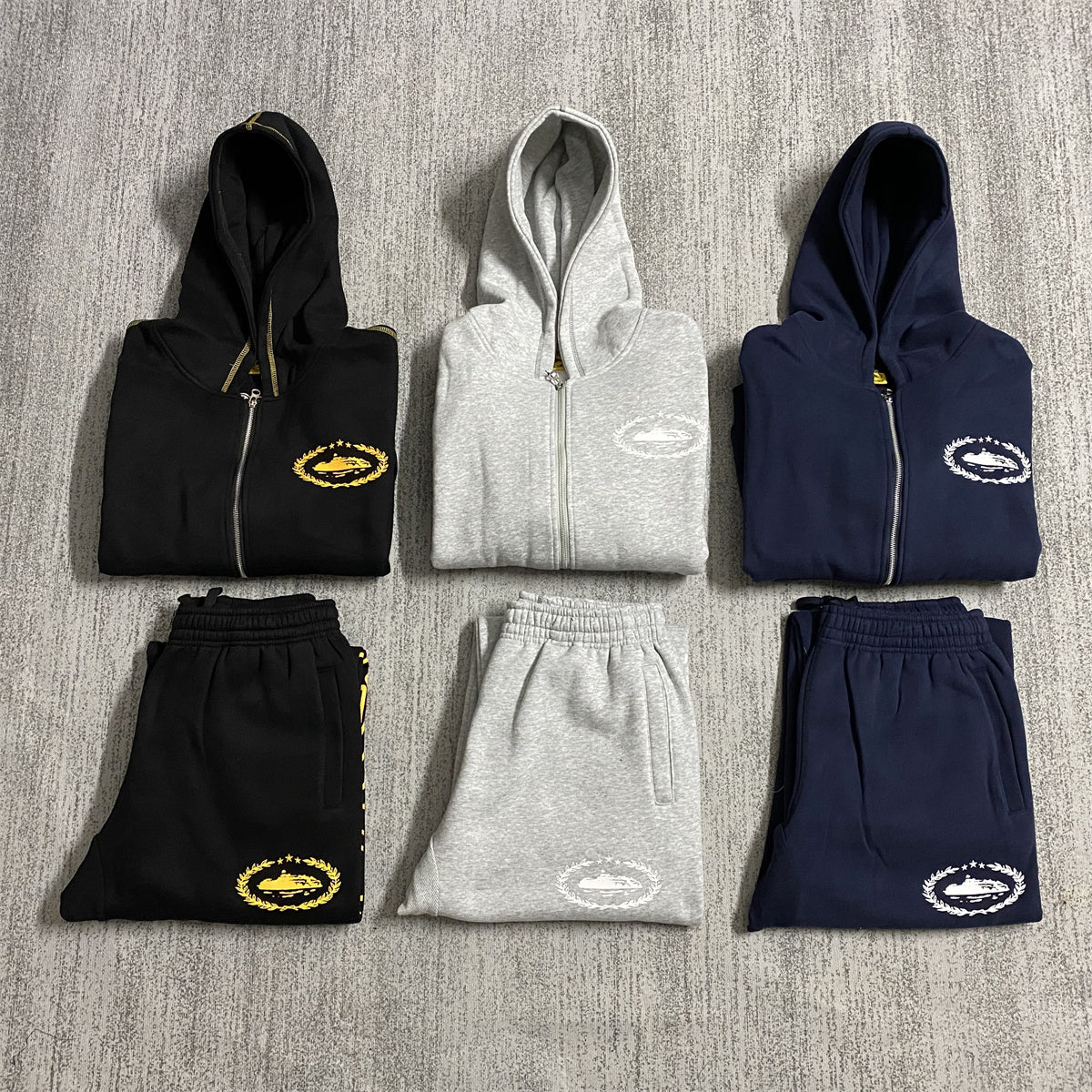 Corteiz "C-Star" Fleece Tracksuits