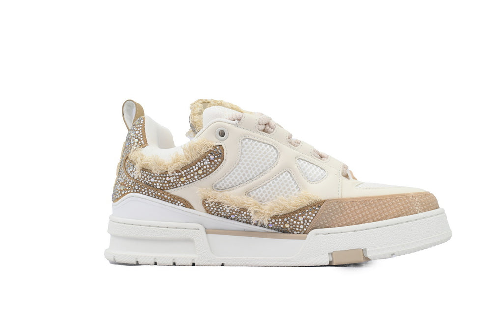 Louis Vuitton LV Trainer Maxi "Beige Crystal”