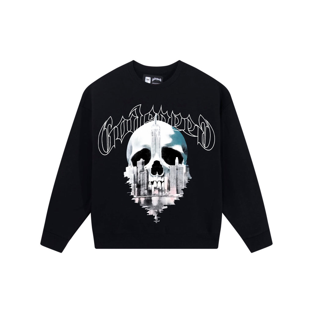 Godspeed „Skull City“ Rundhalspullover