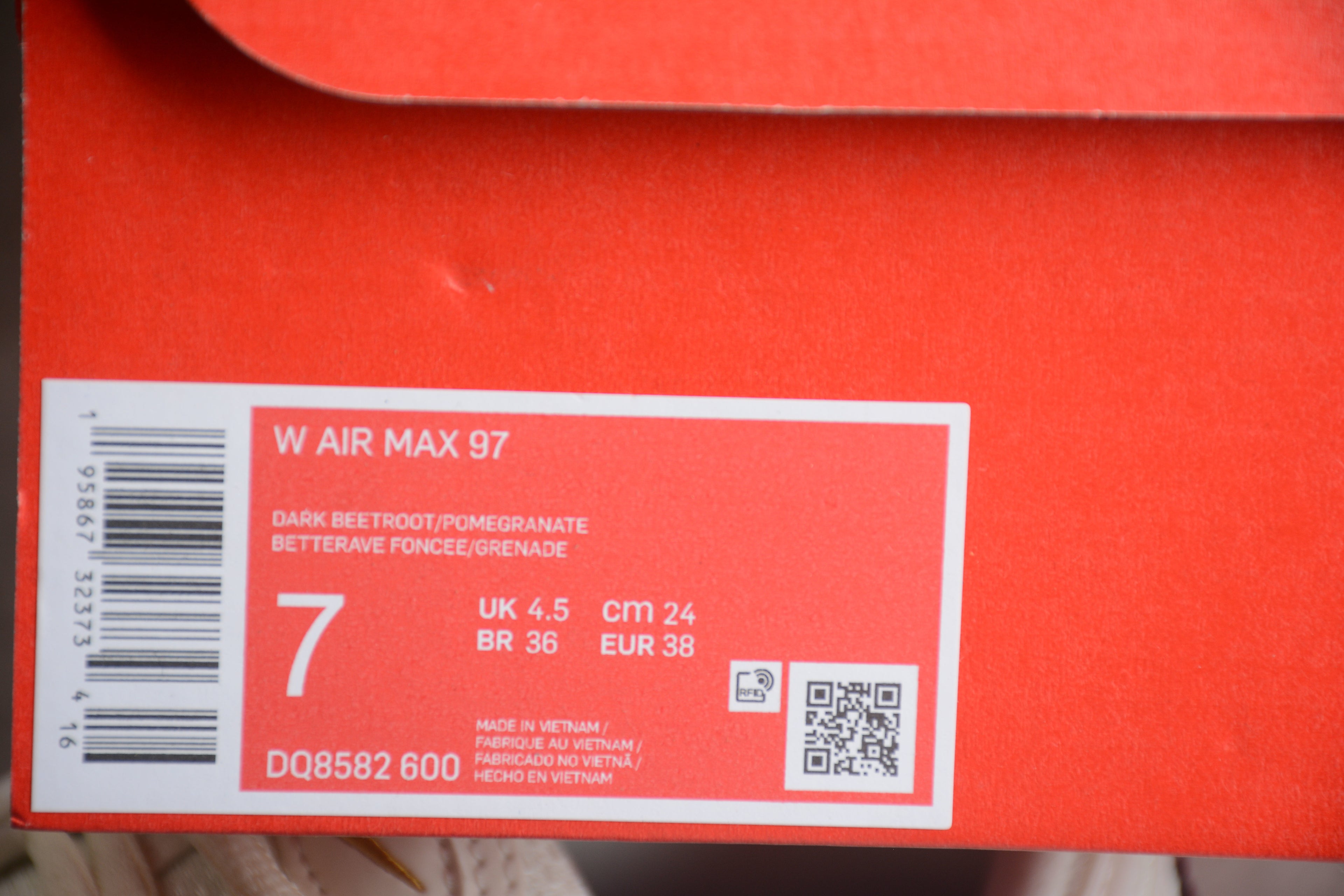 Air Max 97 "Dark Beetroot" / "Team Red