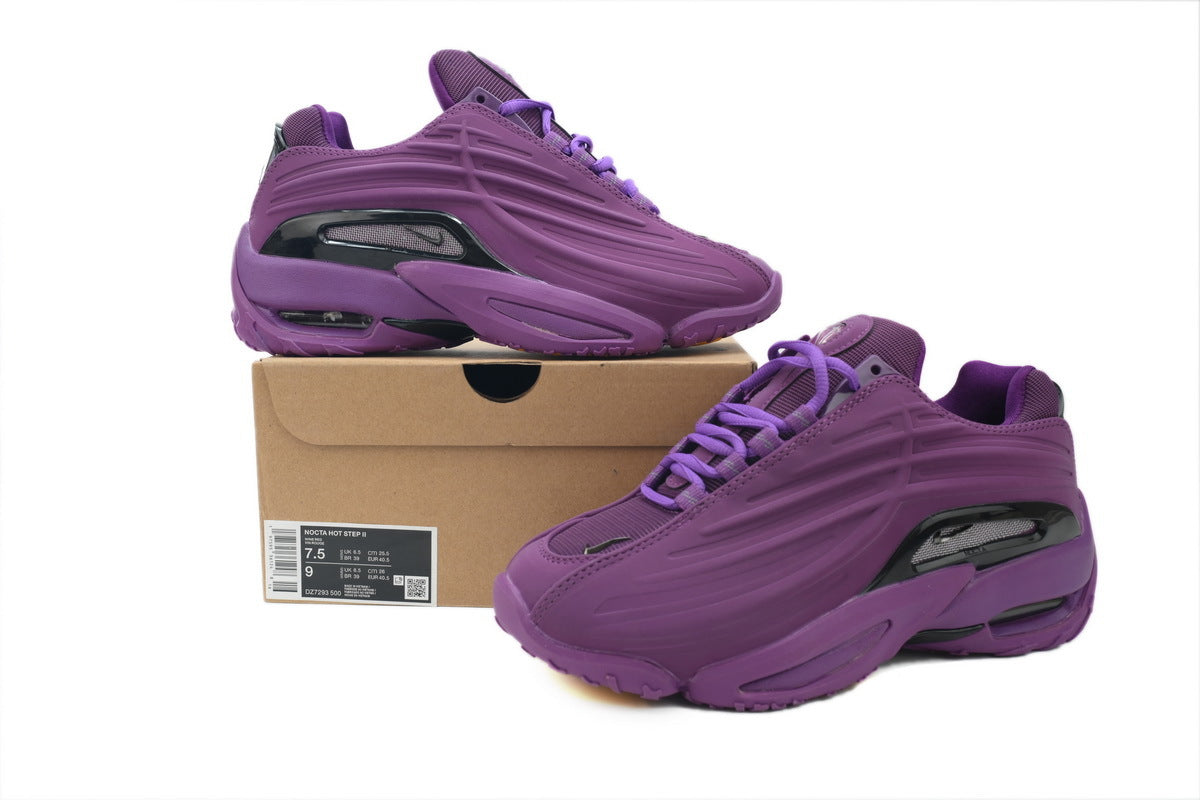 Nike Hot Step 2 x Drake NOCTA Black heel clip, purple upper