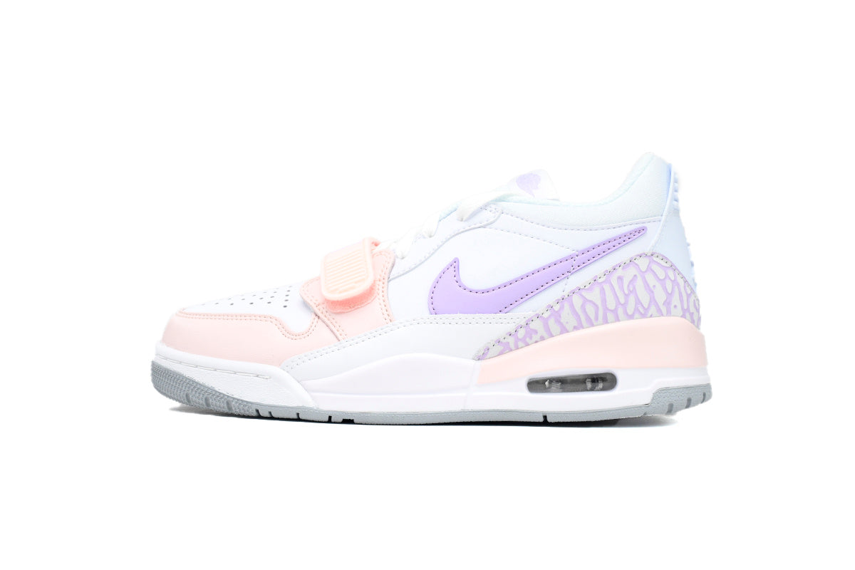 Jordan Legacy 312 Low White/Pink Bloom white/pink/purple pastel
