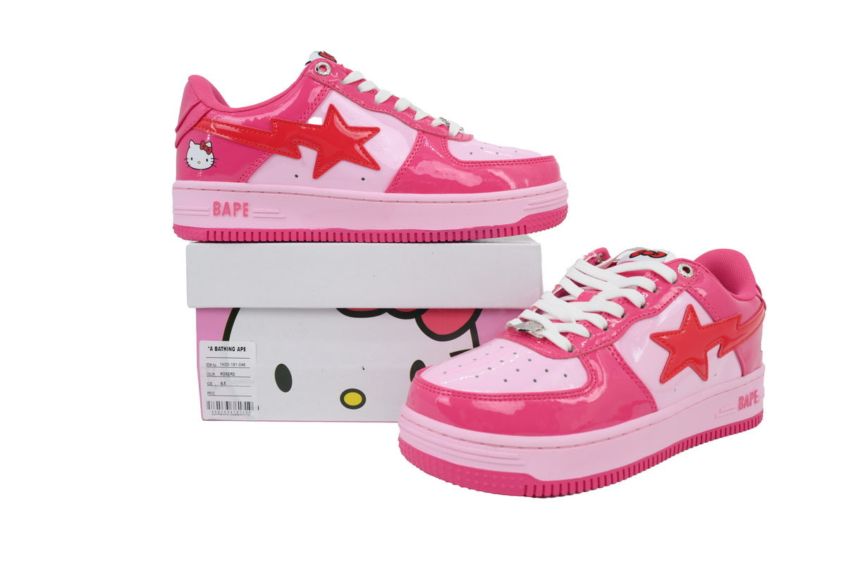 Bape Sta low Pink Hello Kitty