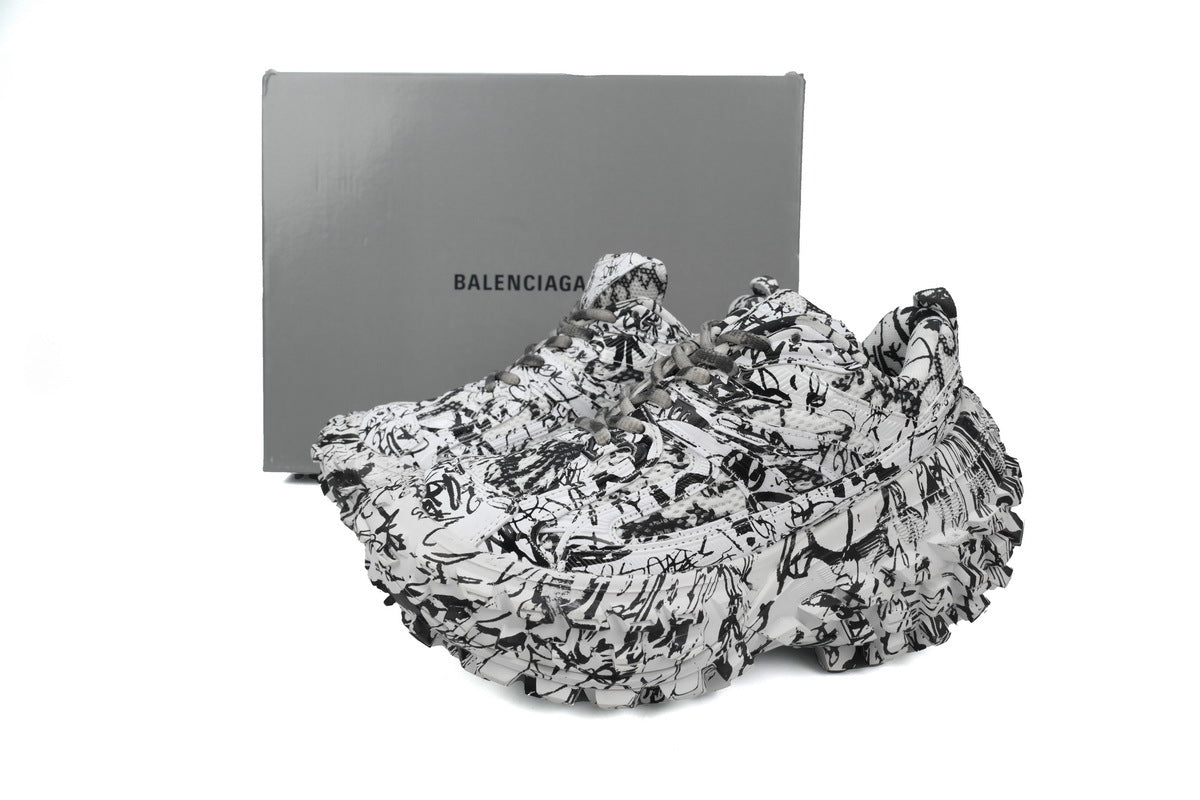 Balenciaga Defender Extreme Graffiti Print Sneaker