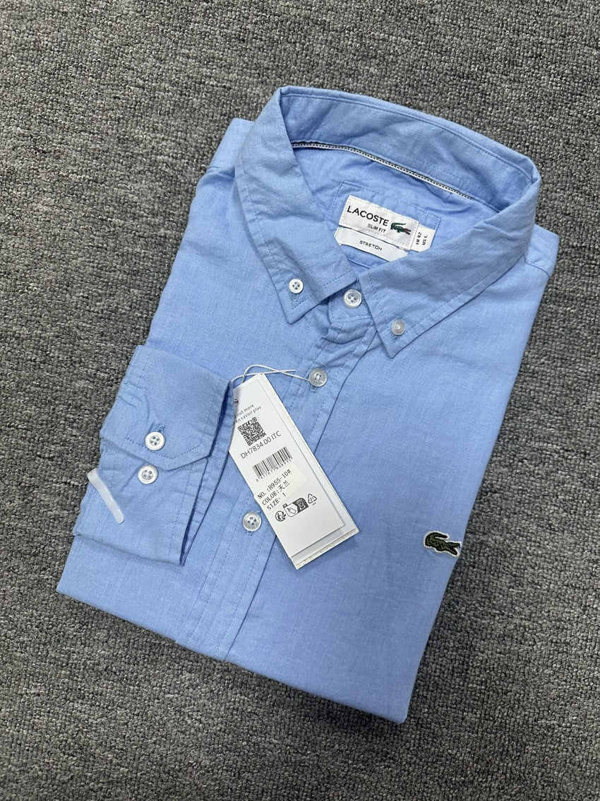 Lacoste Classic Fit Oxford Button-Down Shirt - Long Sleeve