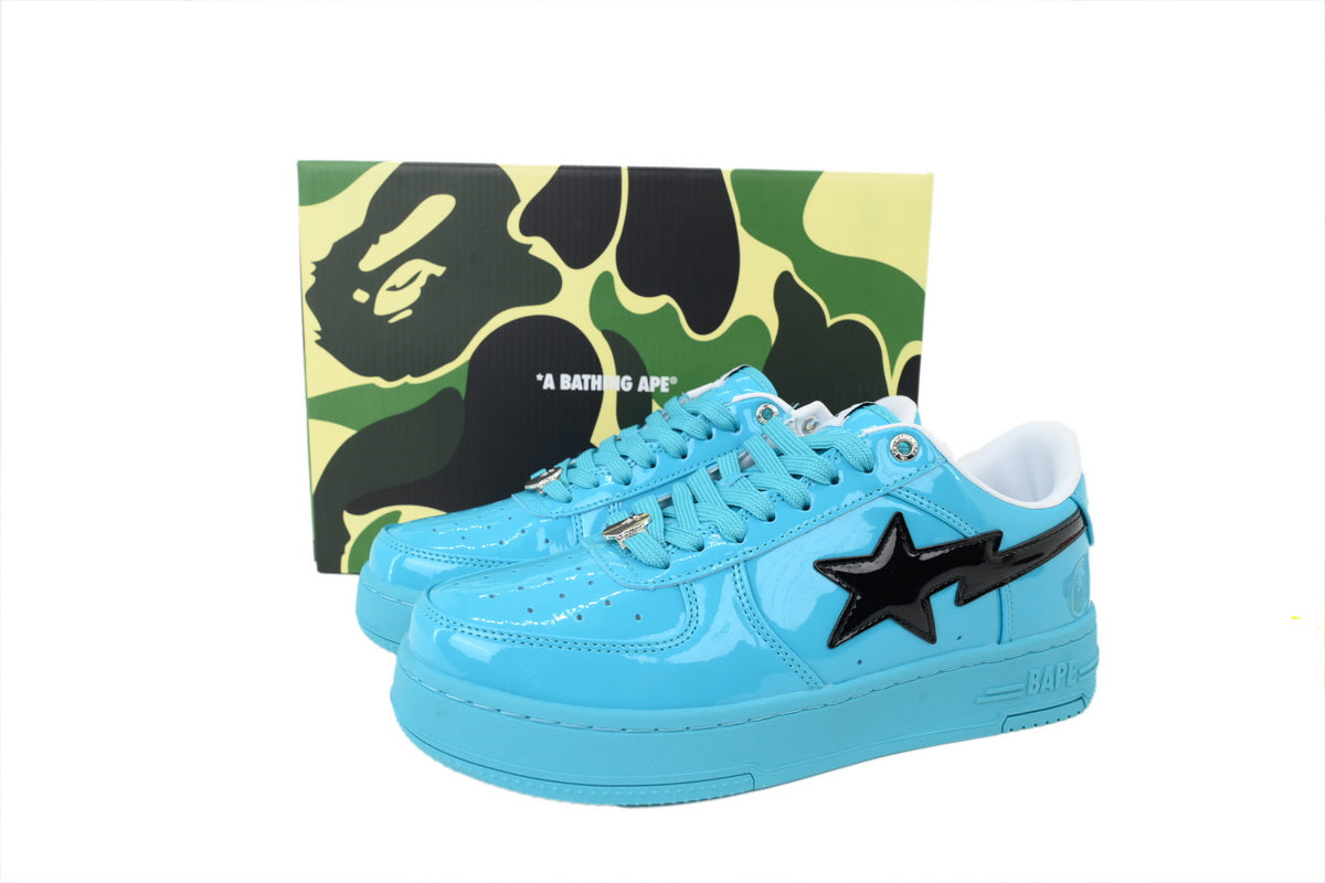 BAPE STA Low "Blue/Black" Patent
