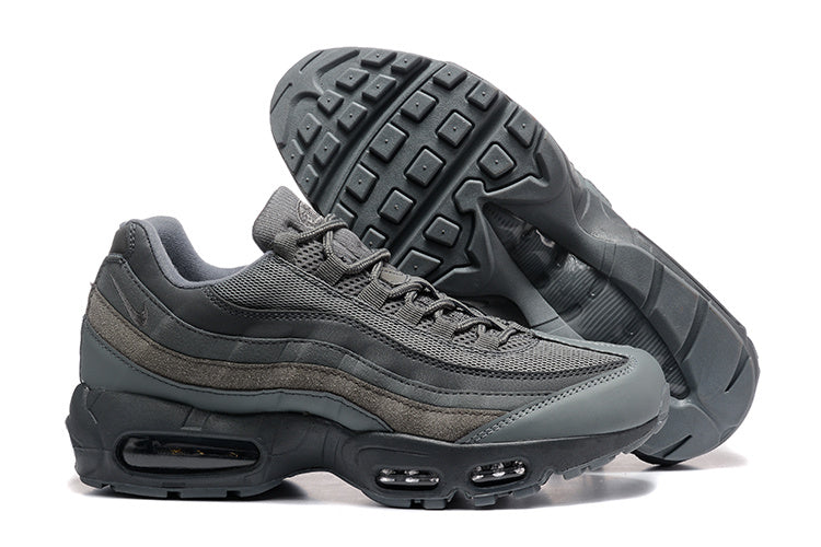 This is a Nike Air Max 95 in a tonal grey/anthracite colorway.