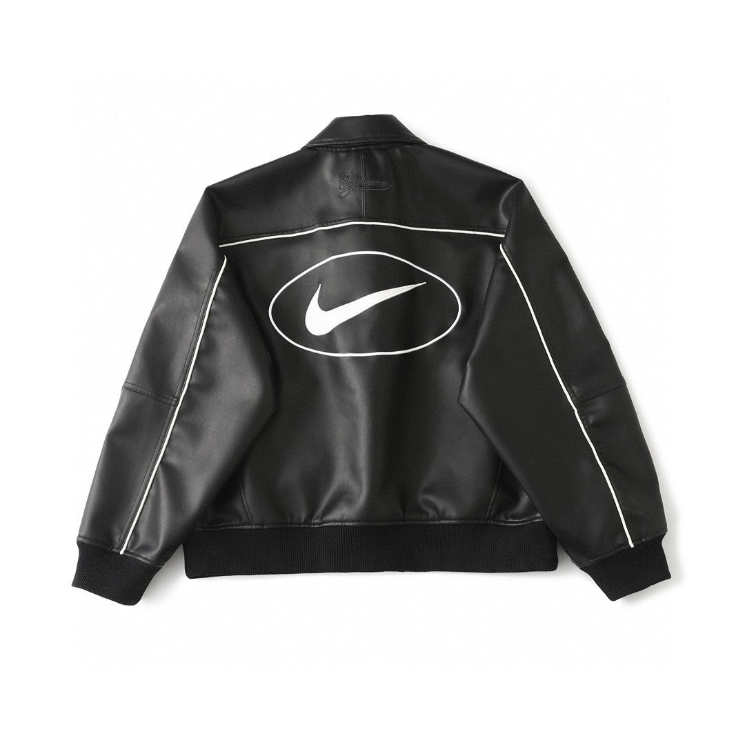 Supreme x Nike x Marty Leather Varsity Jacket