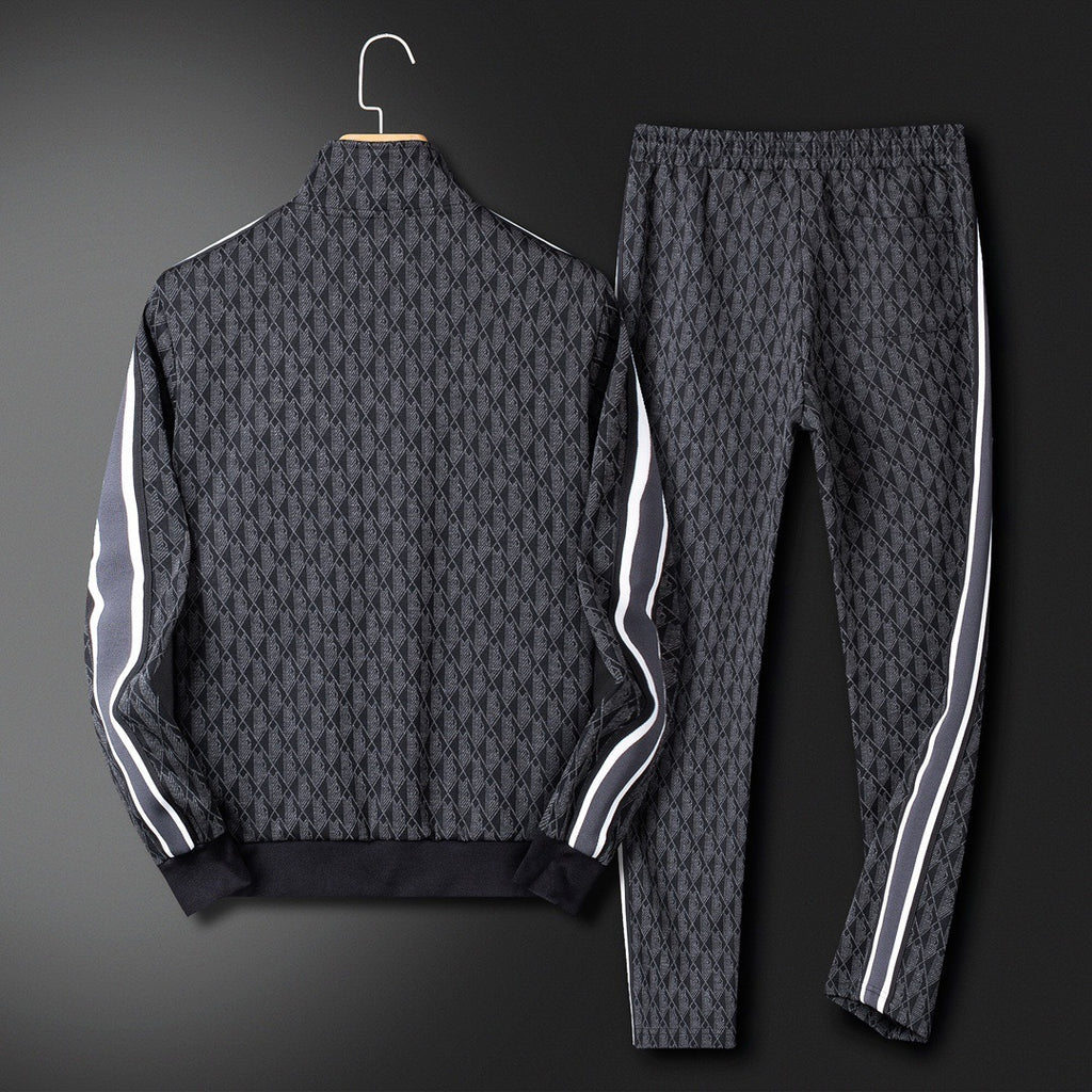 Lacoste Monogram Jacquard Tracksuit Set