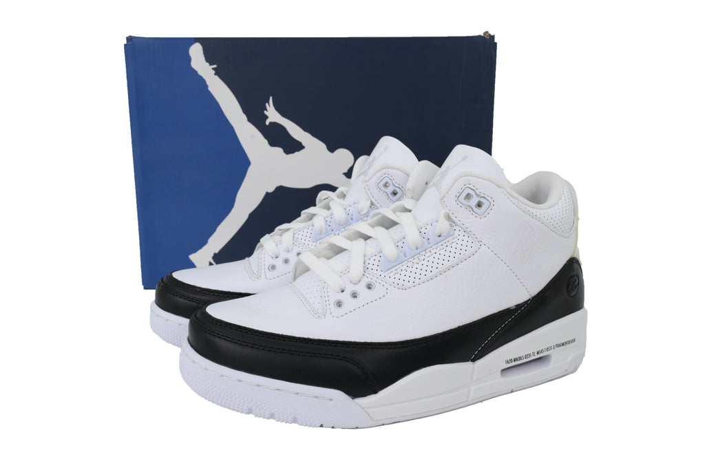 Air Jordan 3 x Fragment Design "White/Black