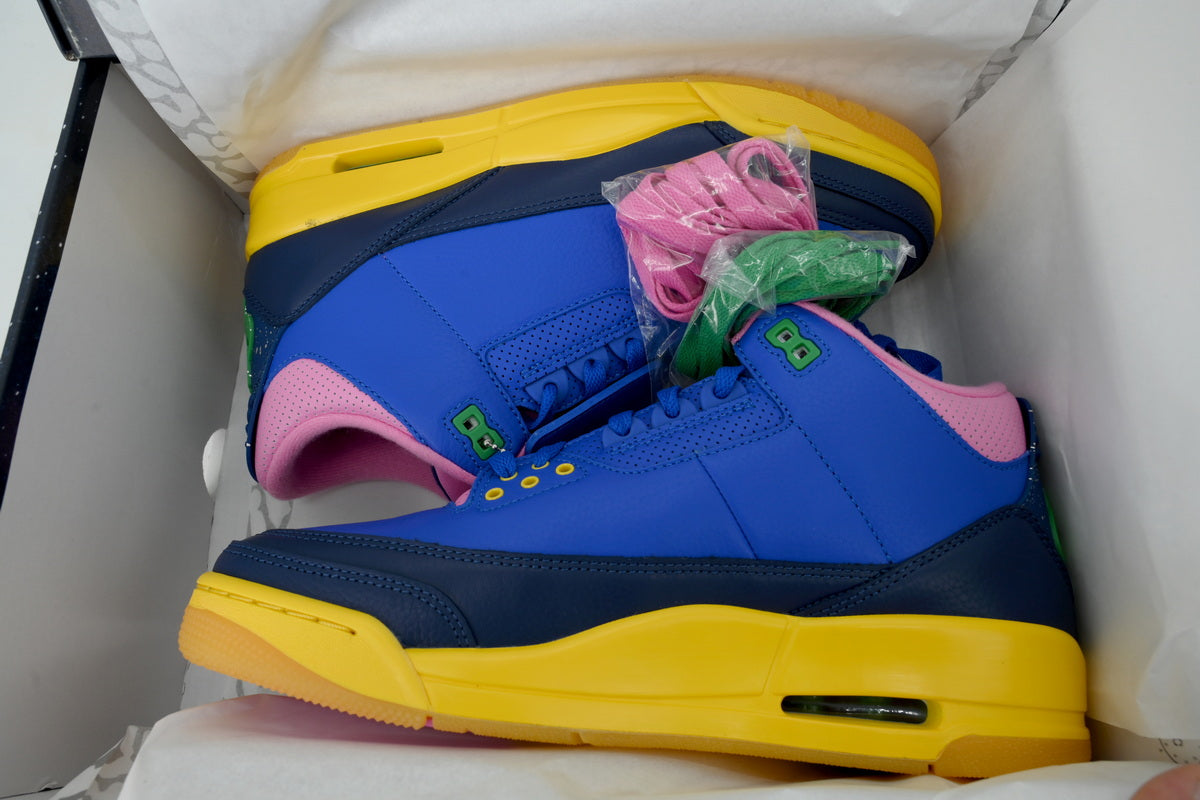 Air Jordan 3 "Didier Drogba" / "Royalty" Inspired