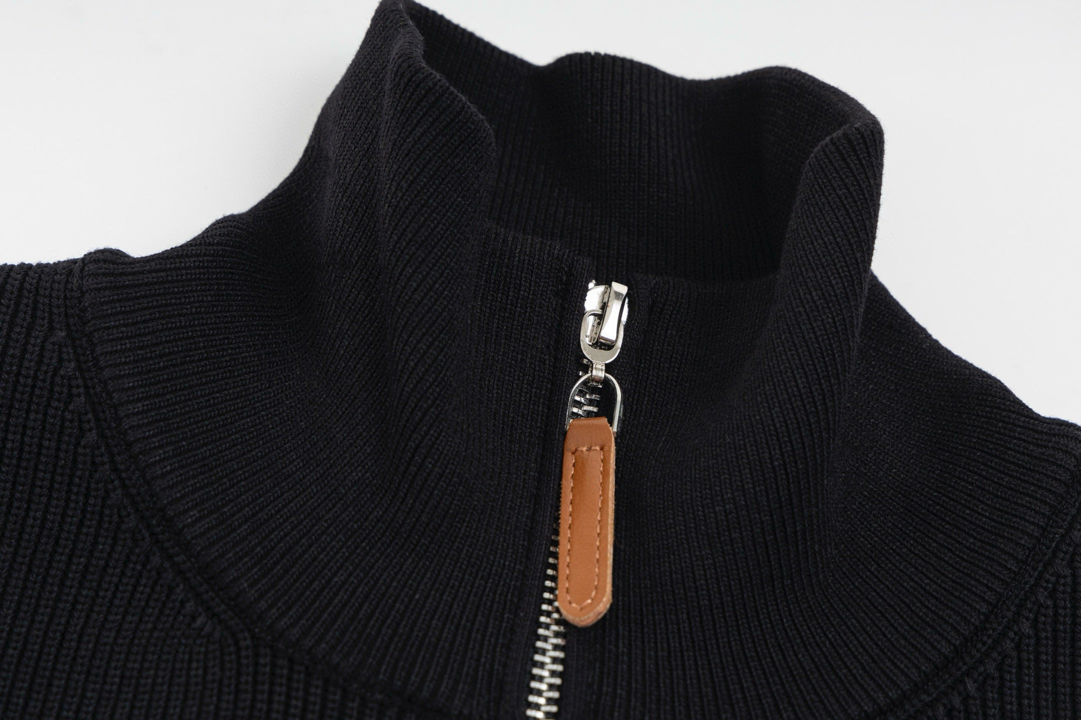 Hermès"H"Patch Zip-Up Knit Cardigan/Jacket