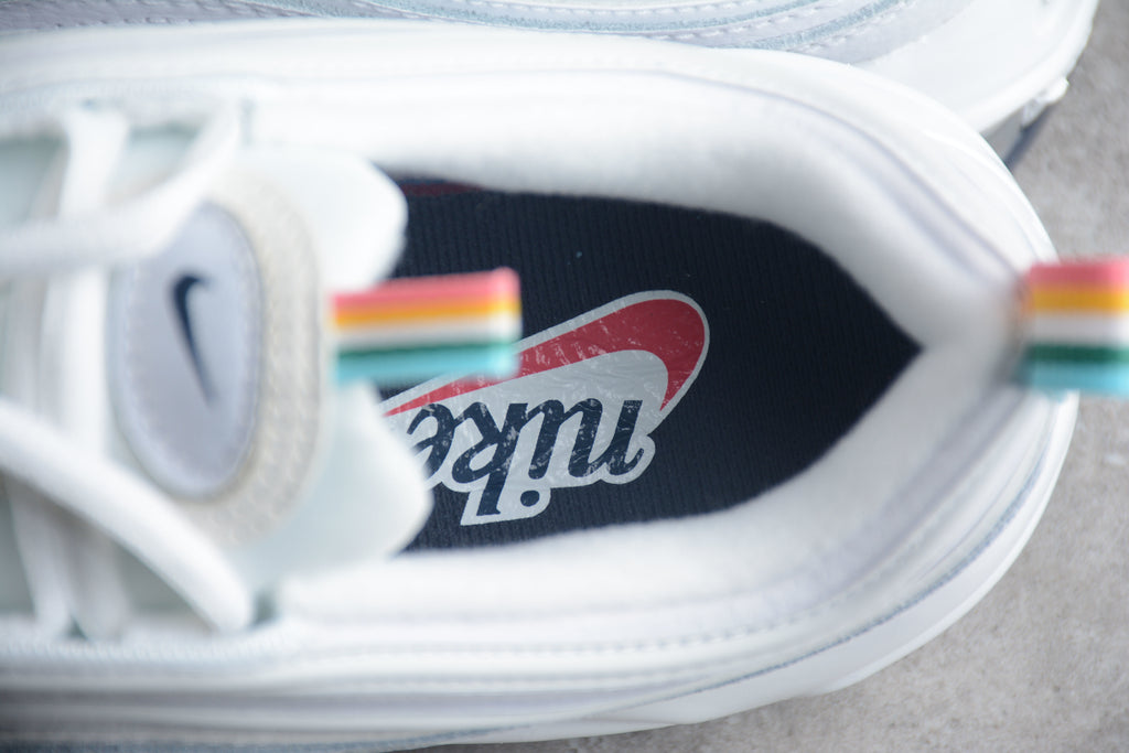 Air Max 97 "White/Multi Pull Tabs