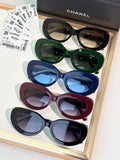 Chanel ovale Sonnenbrille
