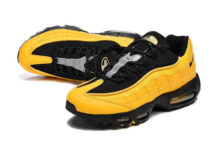 This is a Nike Air Max 95 in a yellow and black colorway.