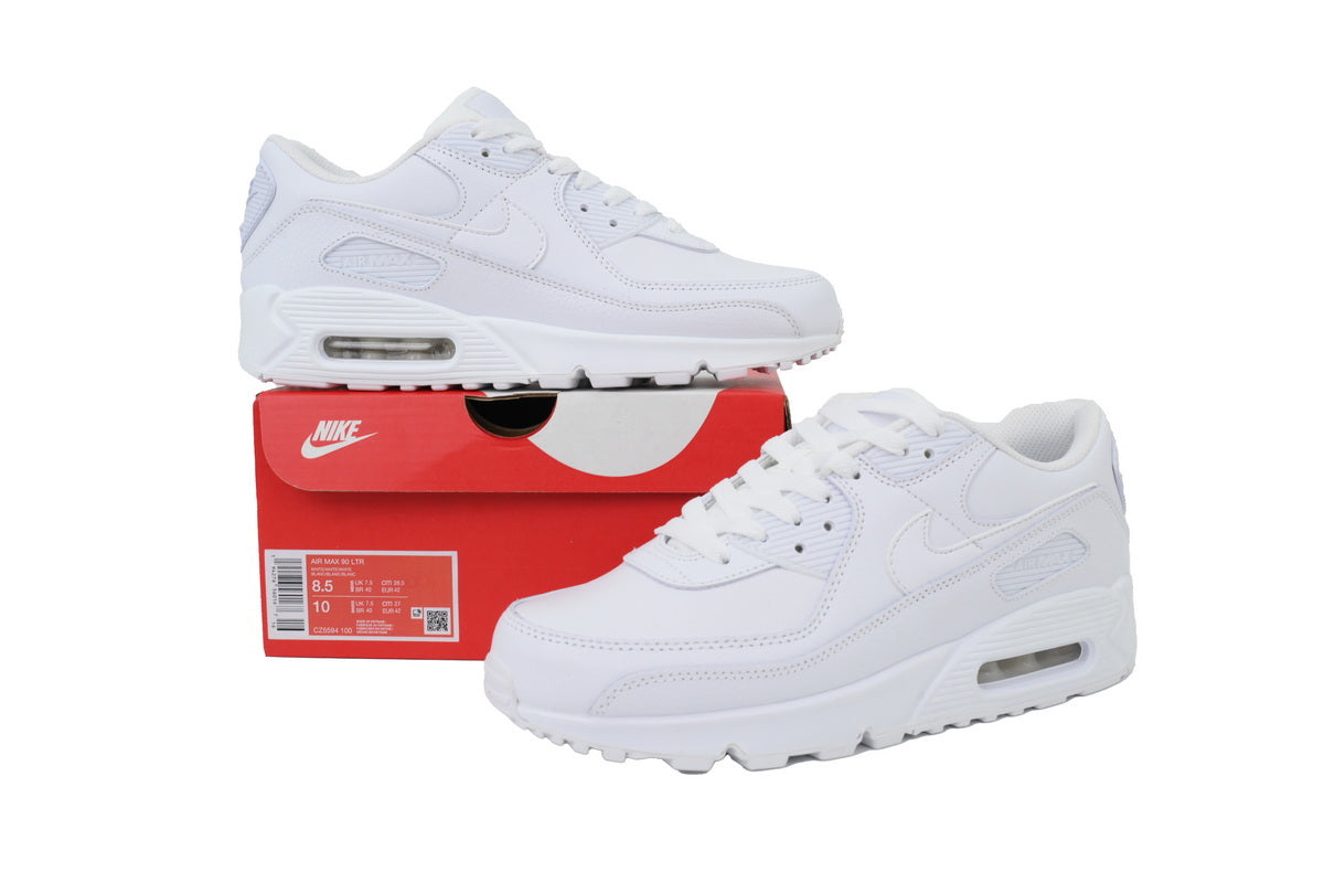 Nike Air Max 90 Leather Triple White