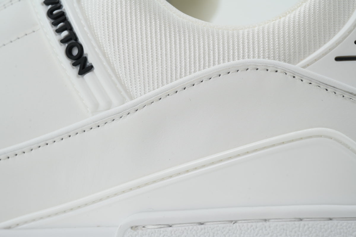 Louis Vuitton Trainer White Leather