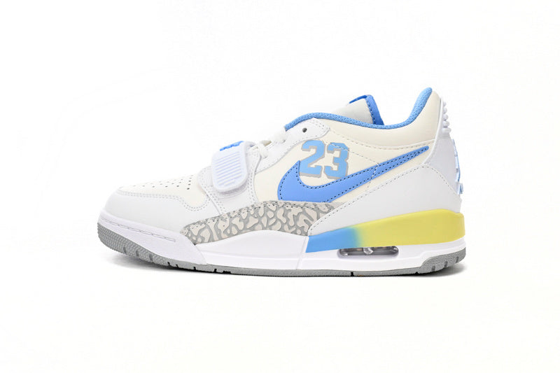Jordan Legacy 312 Low UNC Blue white/blue/yellow gradient