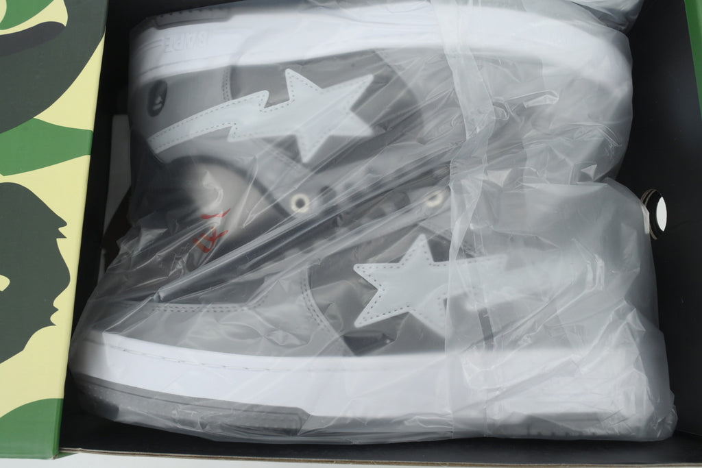 Bape Sta low “grey/black/white”