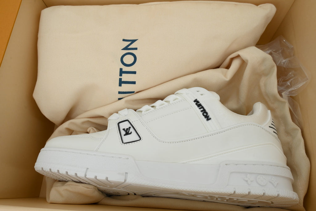 Louis Vuitton Trainer White Leather