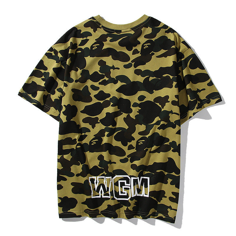 BAPE Shark Camo Tees