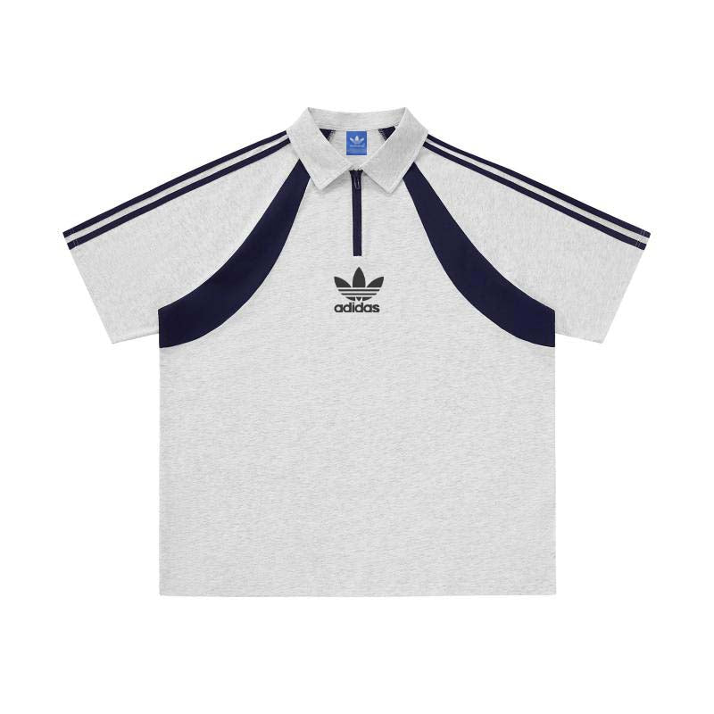 Addias Originals Trefoil 1/4 Zip Polo Shirt
