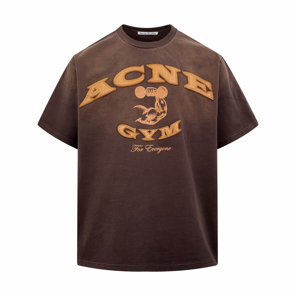 Acne Studios "ACNE GYM" T-Shirt - Brown
