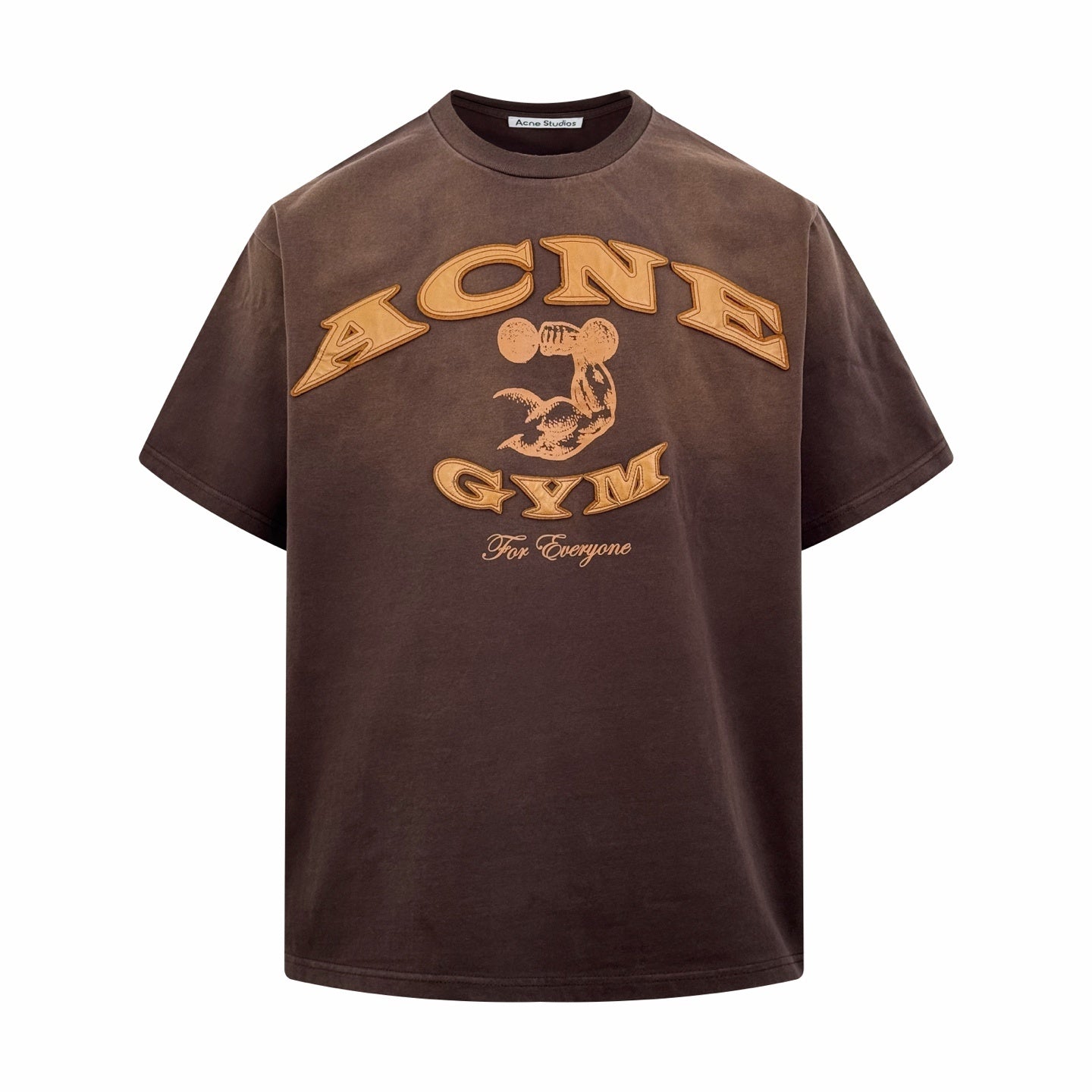 Acne Studios "ACNE GYM" T-Shirt - Brown