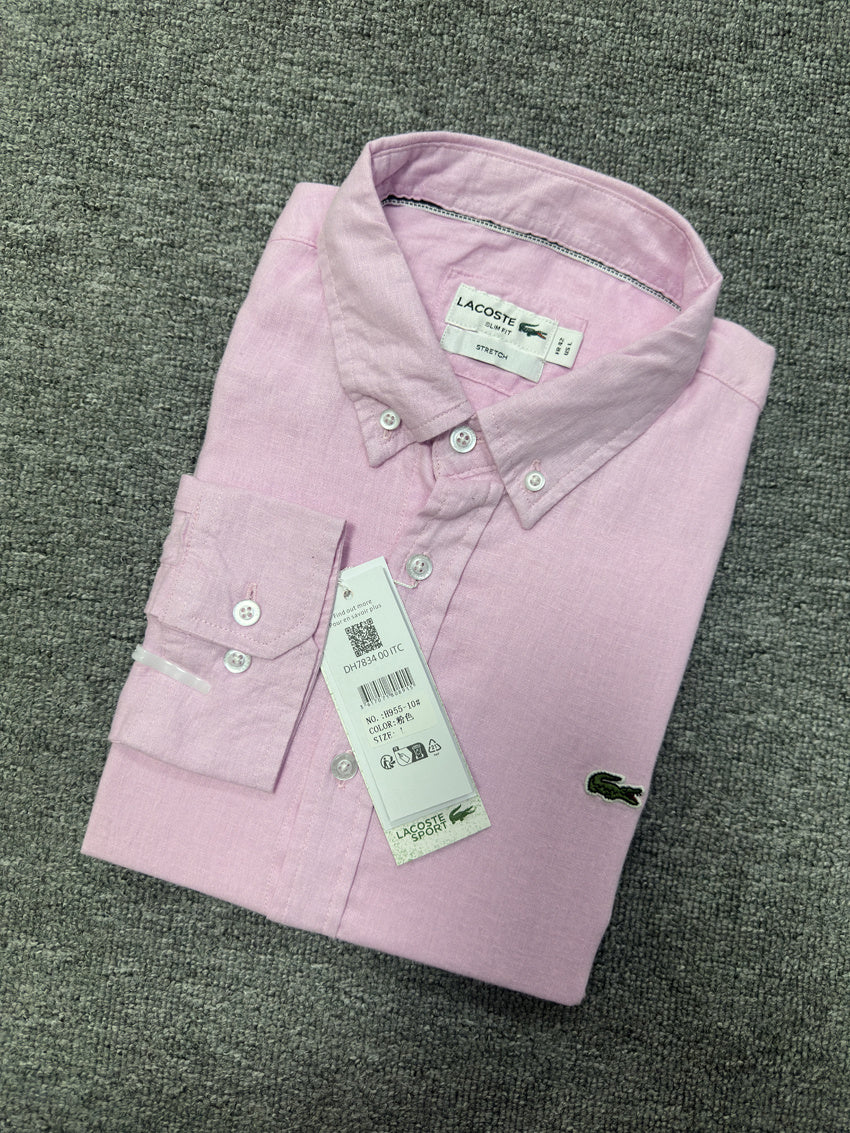Lacoste Classic Fit Oxford Button-Down Shirt - Long Sleeve