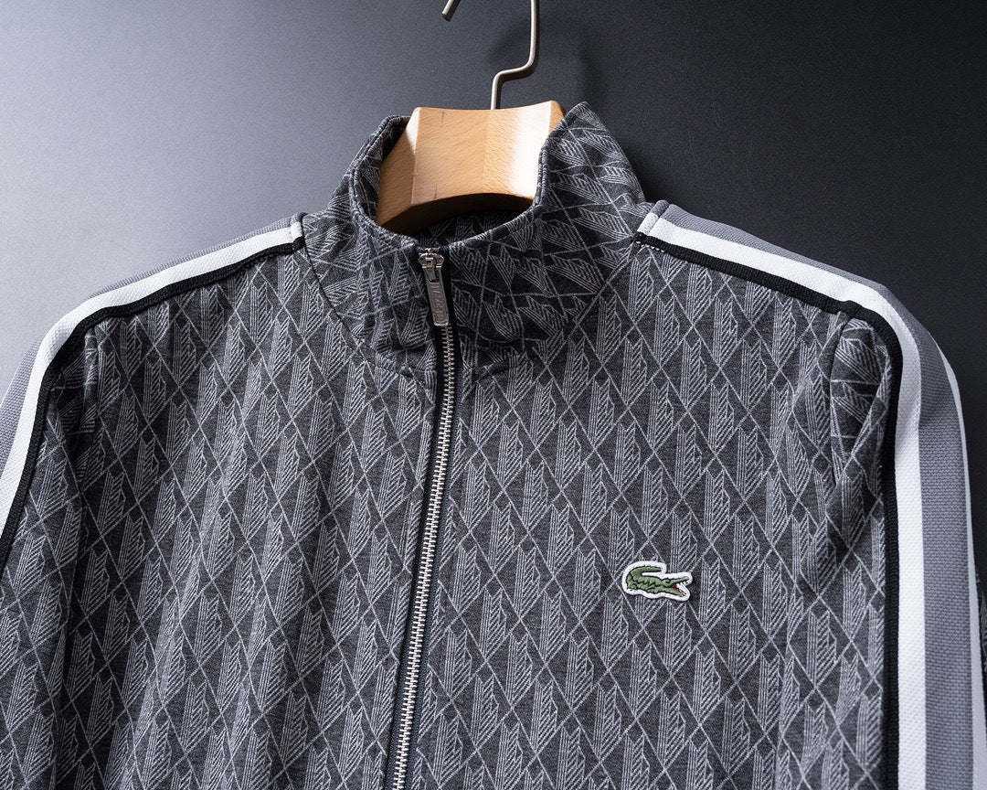 Lacoste Monogram Jacquard Tracksuit Set