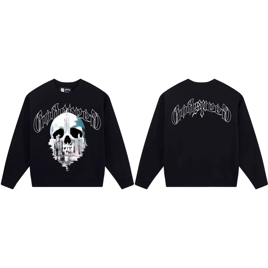 Godspeed „Skull City“ Rundhalspullover