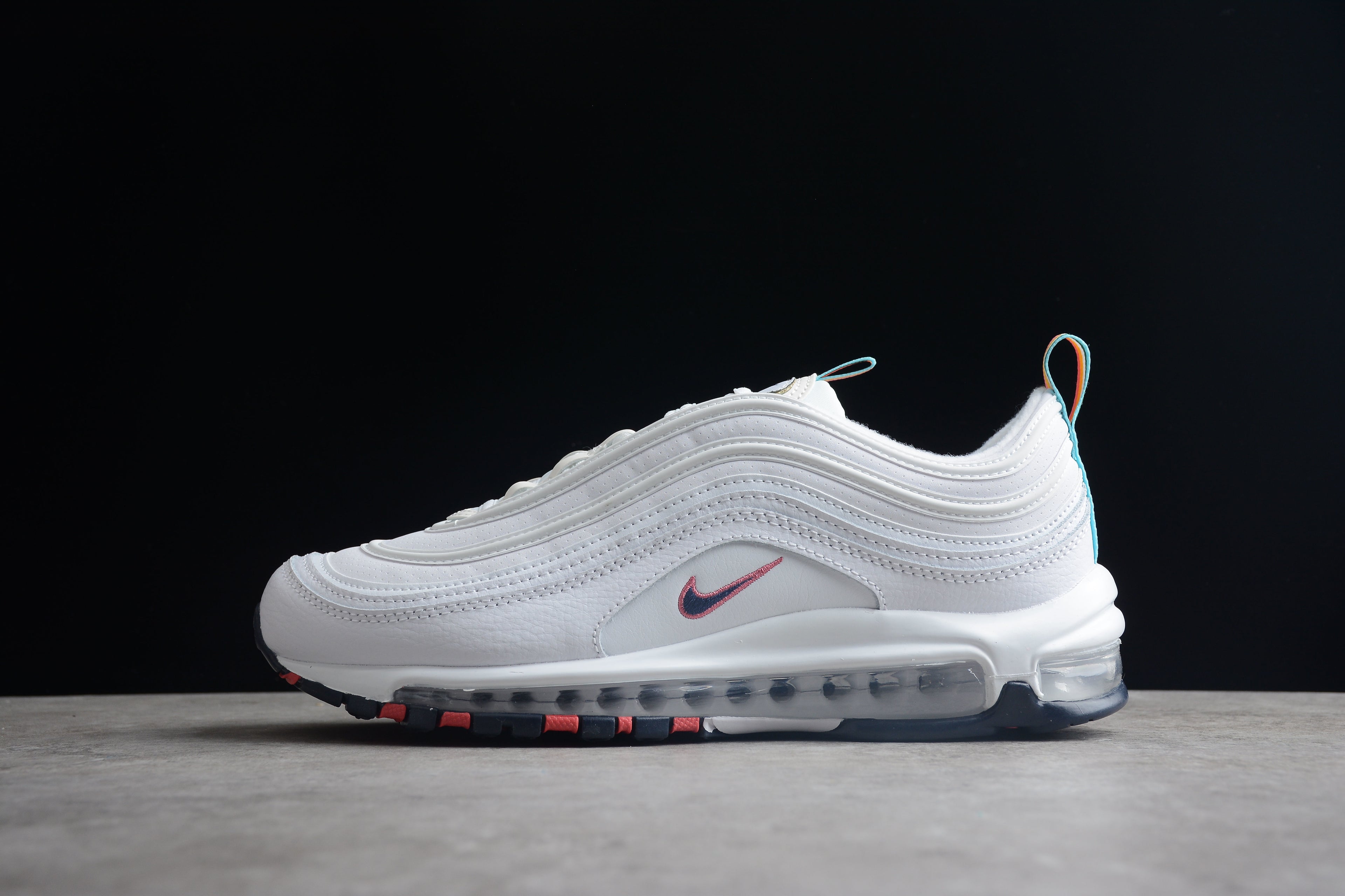 Air Max 97 "White/Multi Pull Tabs