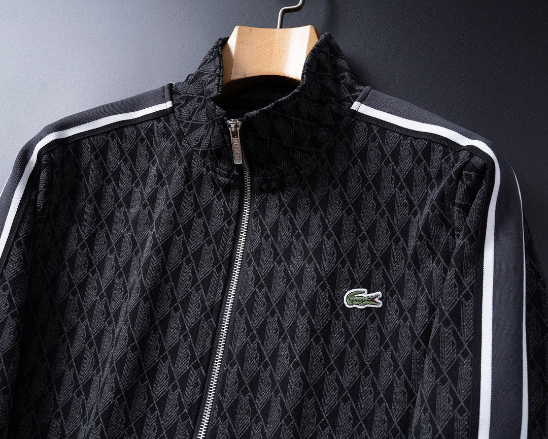 Lacoste Monogram Jacquard Tracksuit Set