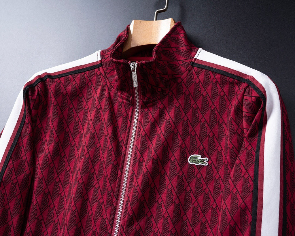 Lacoste Monogram Jacquard Tracksuit Set