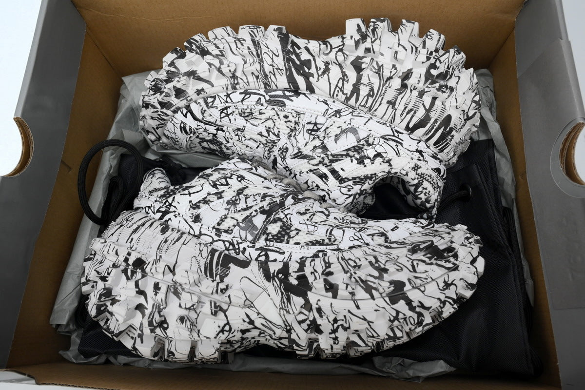 Balenciaga Defender Extreme Graffiti Print Sneaker