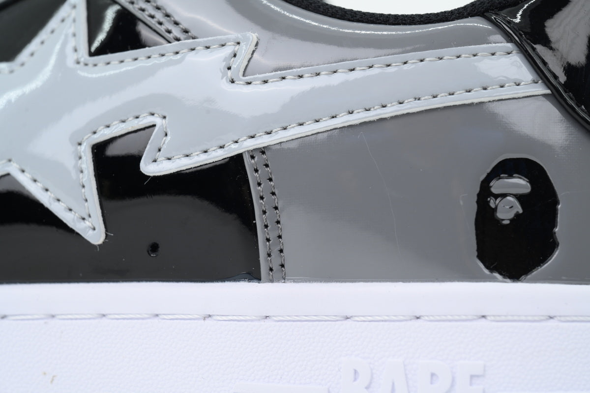 Bape Sta low “grey/black/white”
