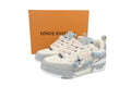 Louis Vuitton LV Trainer Maxi "Grey Denim Crystal