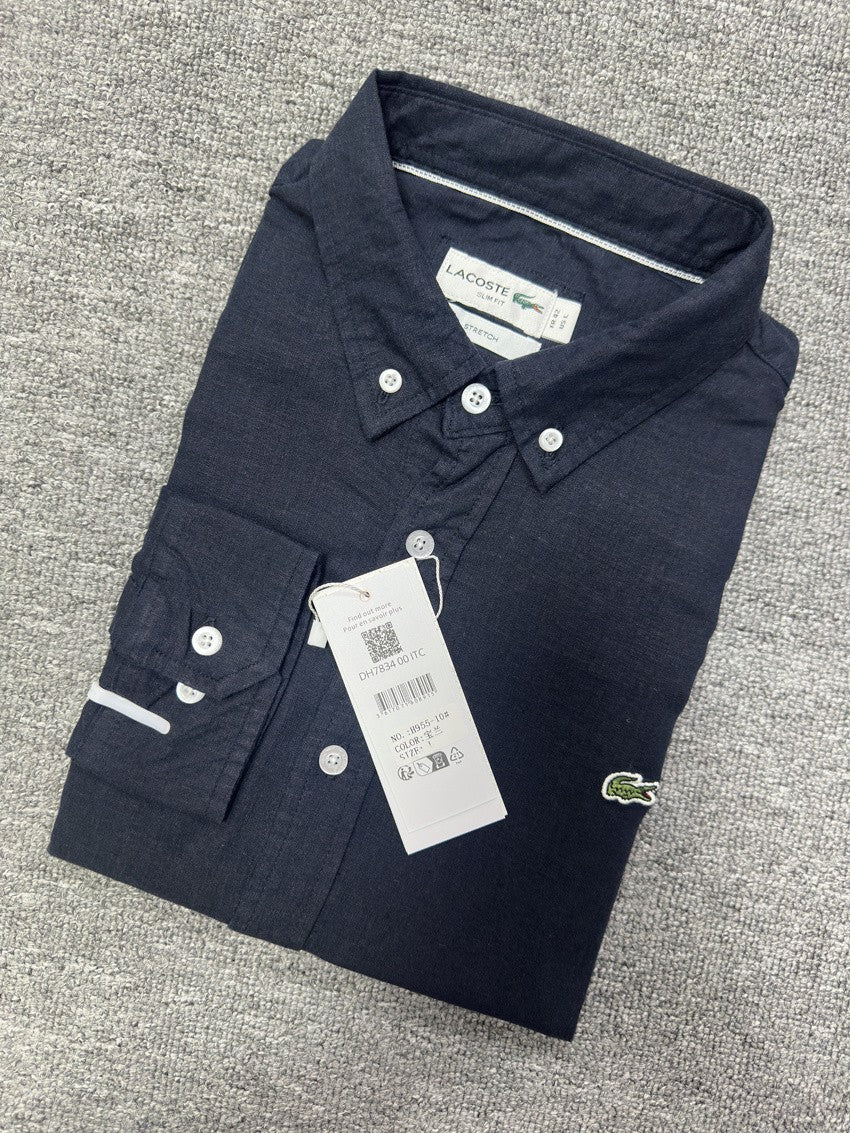 Lacoste Classic Fit Oxford Button-Down Shirt - Long Sleeve